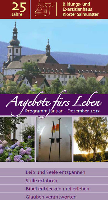 Jahresprogramm 2017 des Klosters Salmünster erschienen